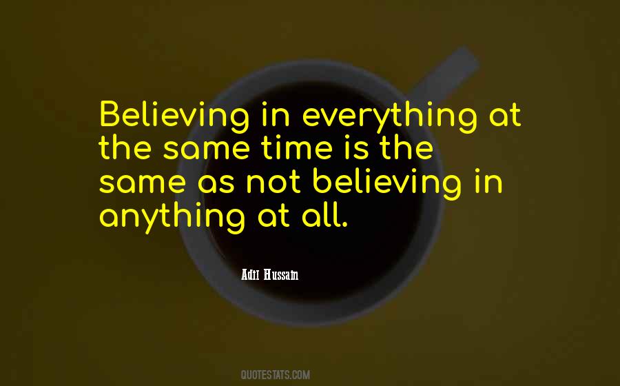 Not Believing Quotes #146482