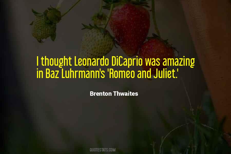 Quotes About Romeo In Romeo And Juliet #1221505