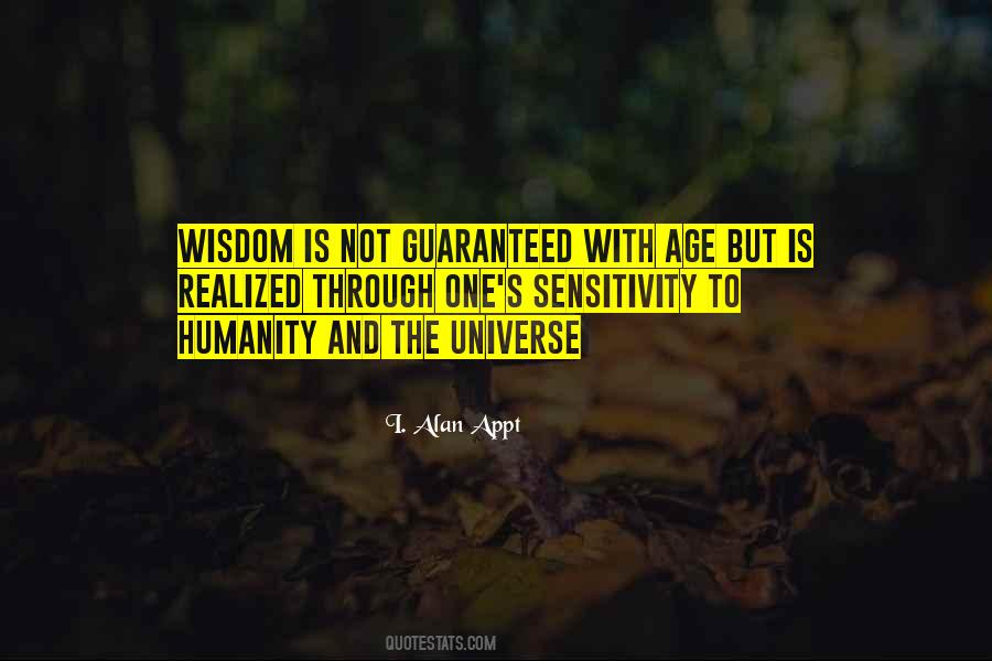 Quotes About Sensitivity #1180313