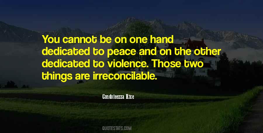 Quotes About Violence And Peace #297461