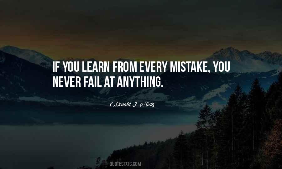 Quotes About Learning From Failure #1105106