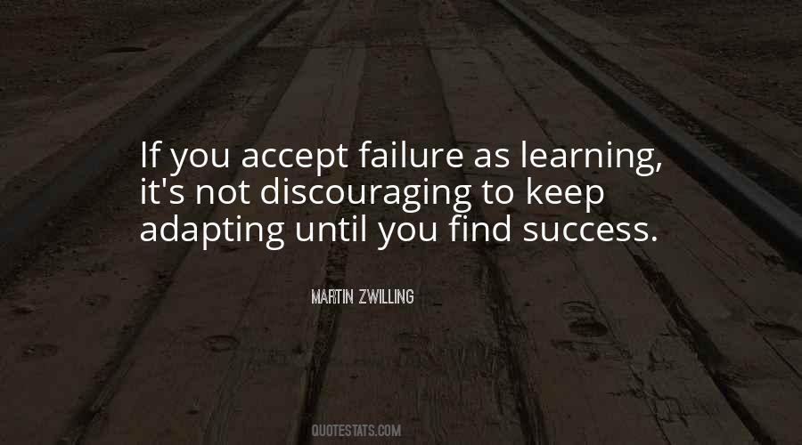 Quotes About Learning From Failure #293338