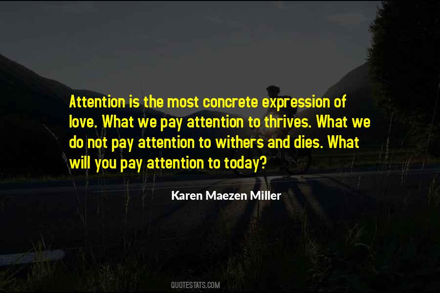 Attention To Quotes #1807544