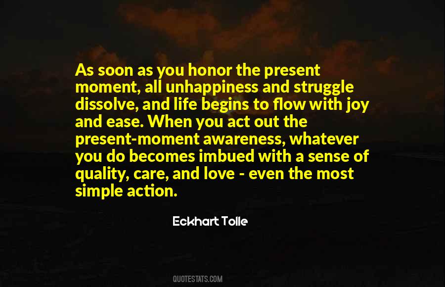 Quotes About Present Moment Awareness #954197