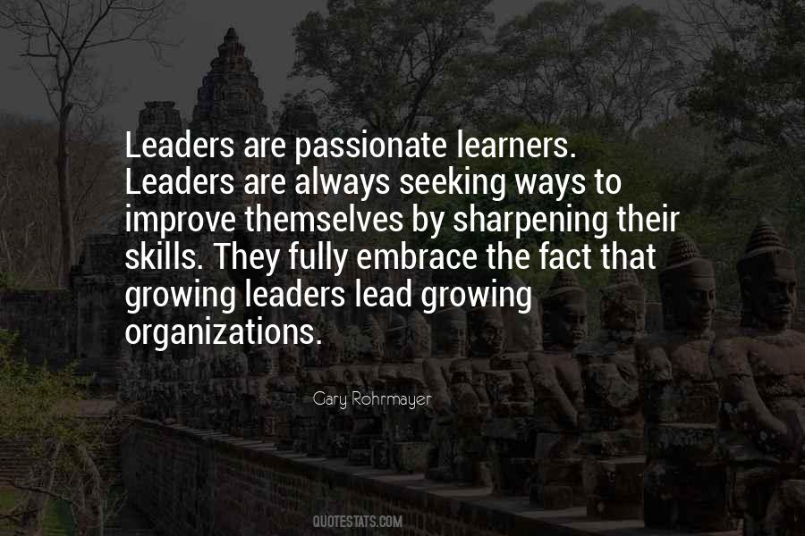 Quotes About Passionate Leadership #267292