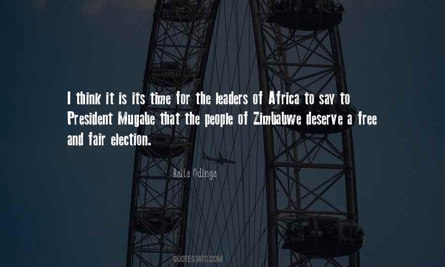 President Mugabe Quotes #1129985