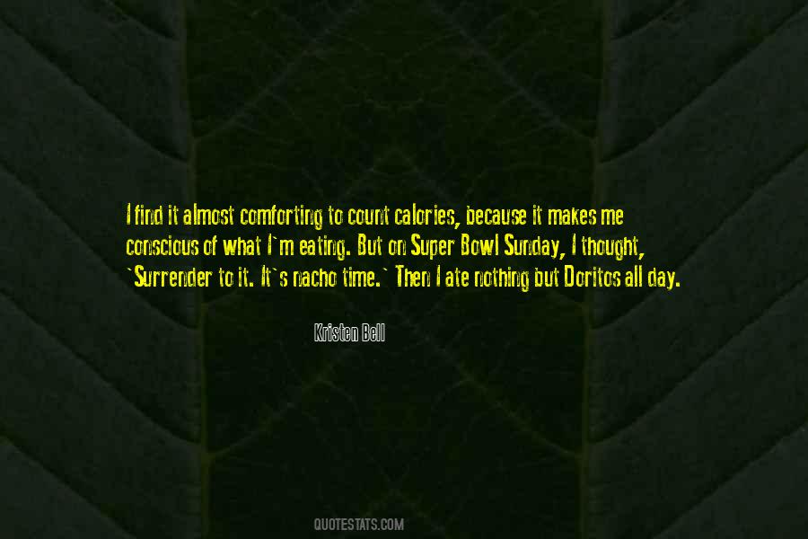 Quotes About Calories #1314679