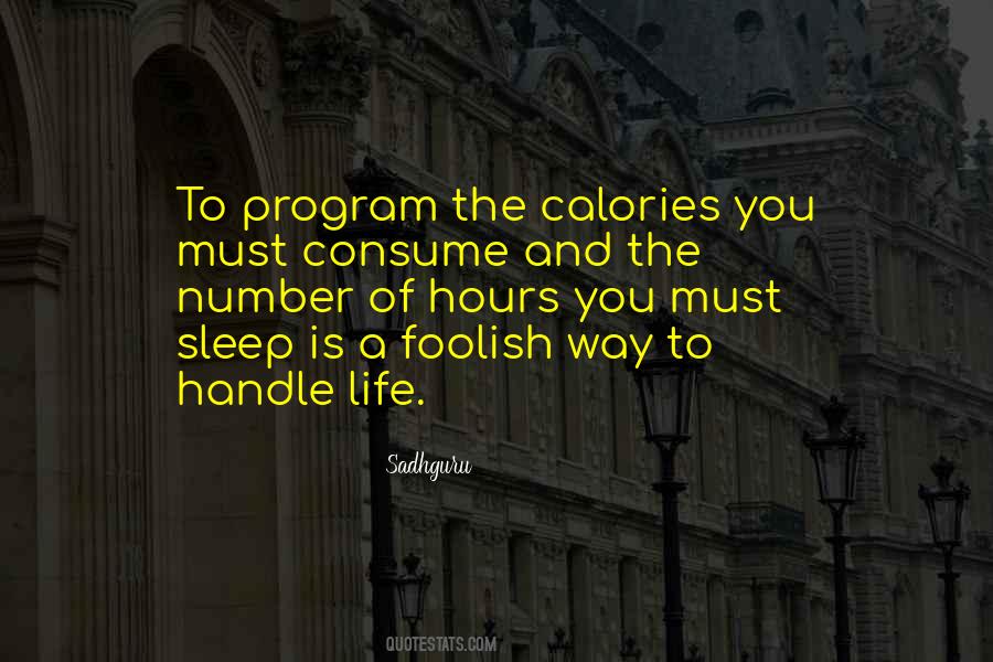 Quotes About Calories #1699293