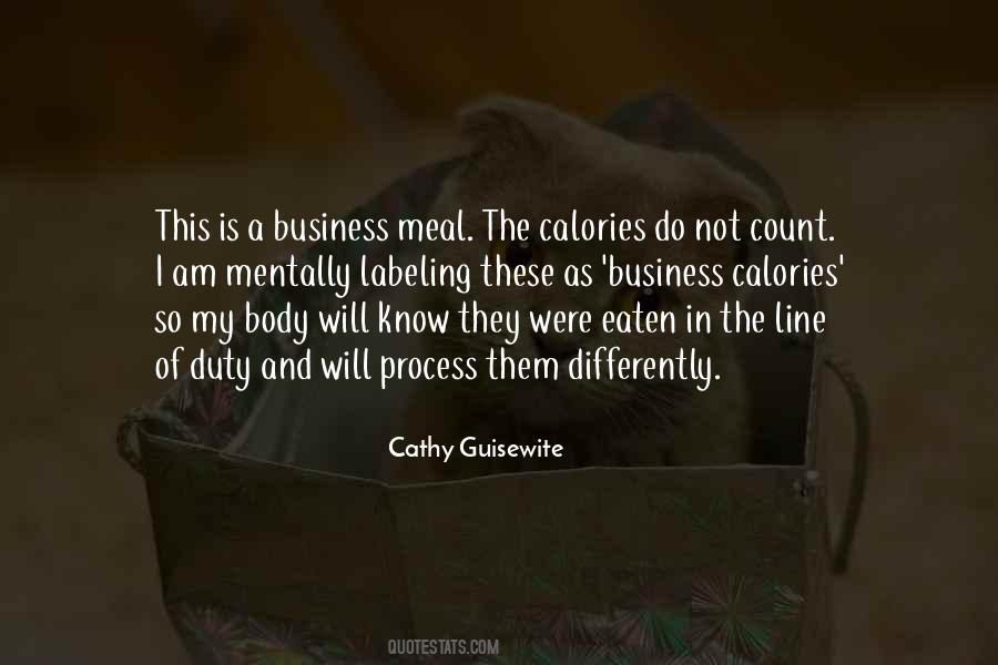 Quotes About Calories #1774306