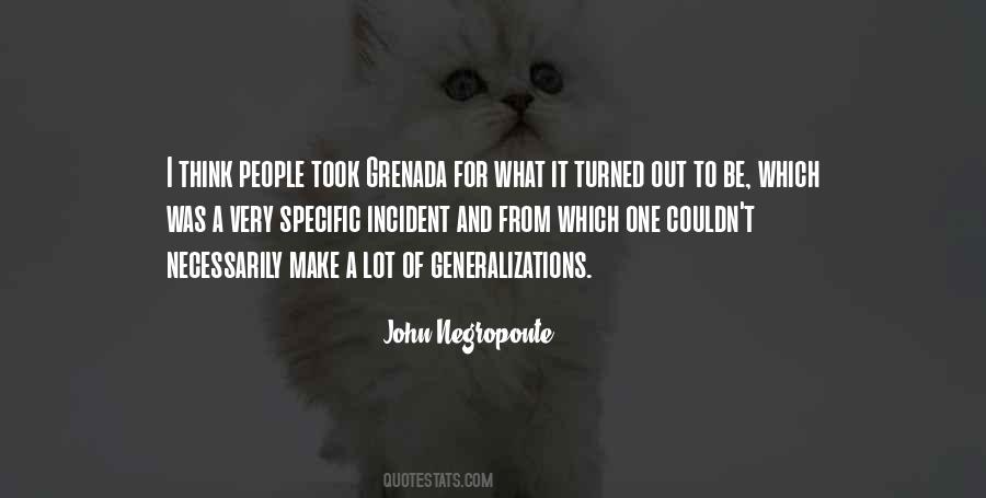 Quotes About Generalizations #1040061