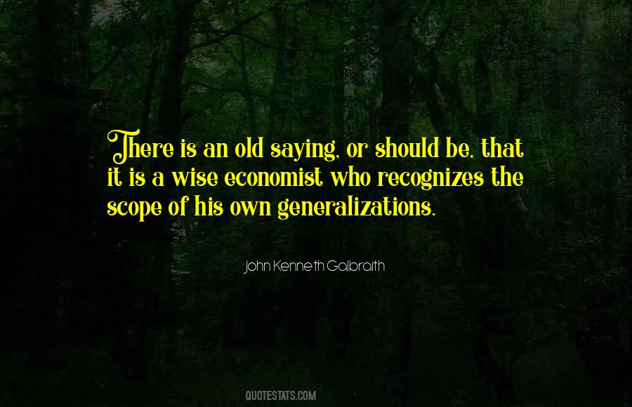 Quotes About Generalizations #596214