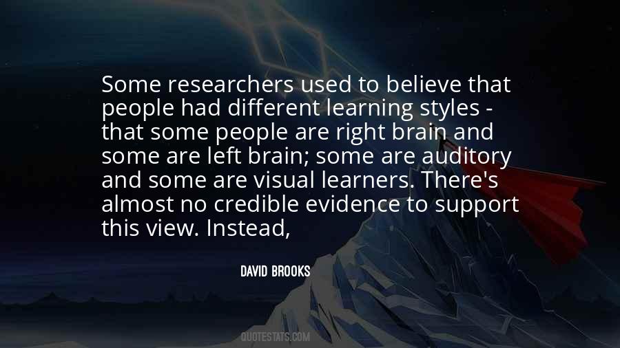 Quotes About Visual Learning #1497772