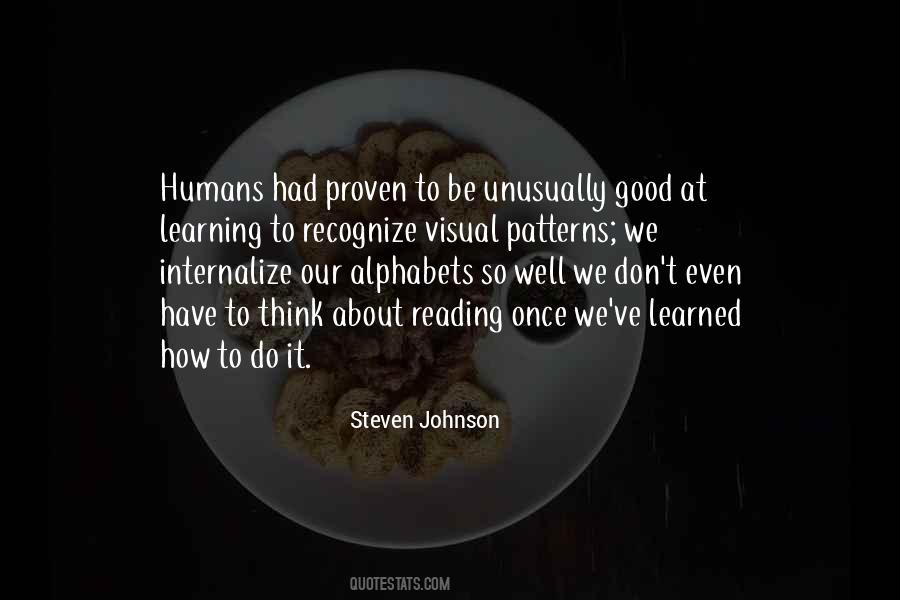 Quotes About Visual Learning #605810