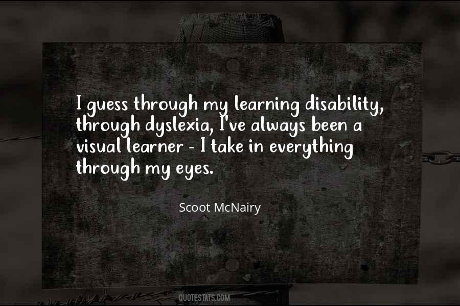 Quotes About Visual Learning #783552