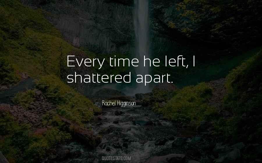 Quotes About Shattered Love #1317809