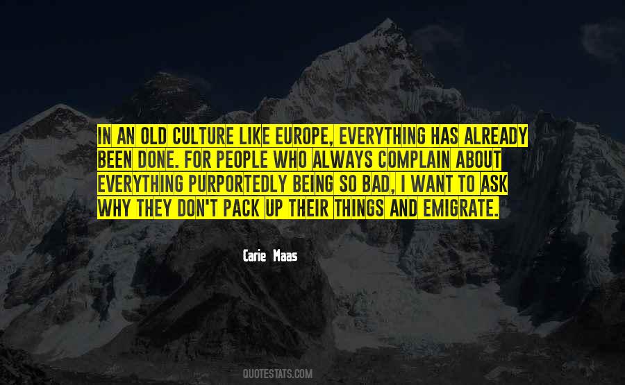Old Europe Quotes #28700