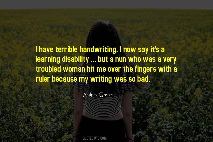 Quotes About Handwriting #1227290