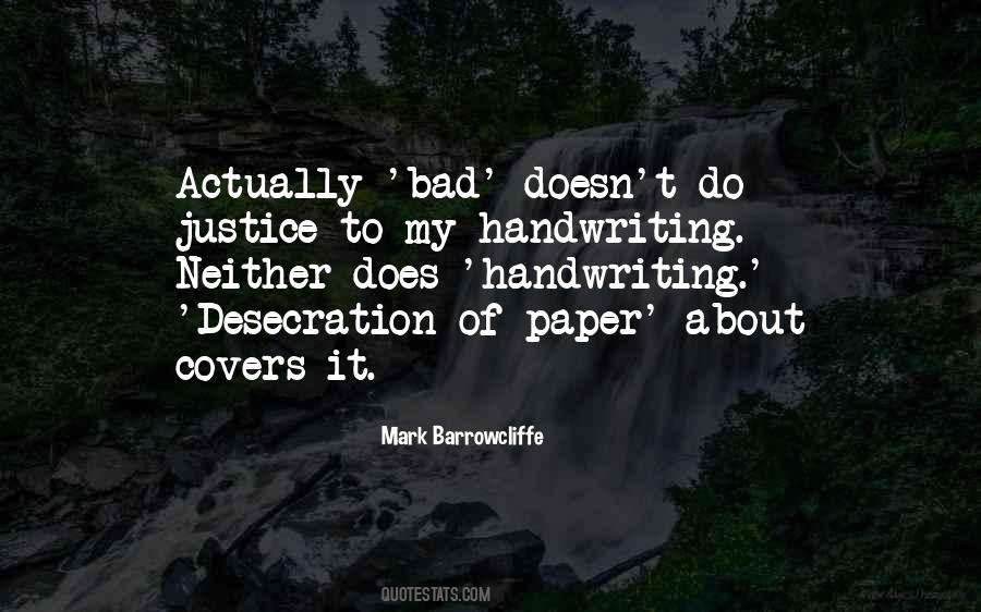 Quotes About Handwriting #312187