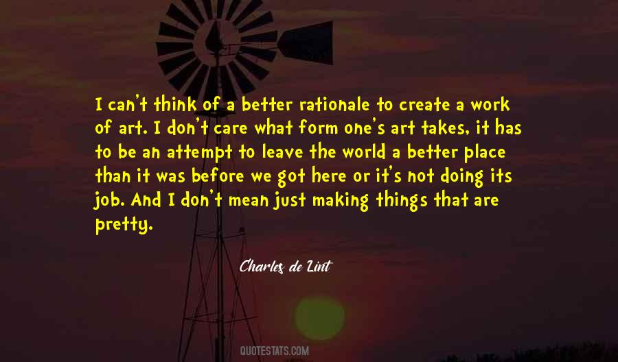 Quotes About Making Art #258967