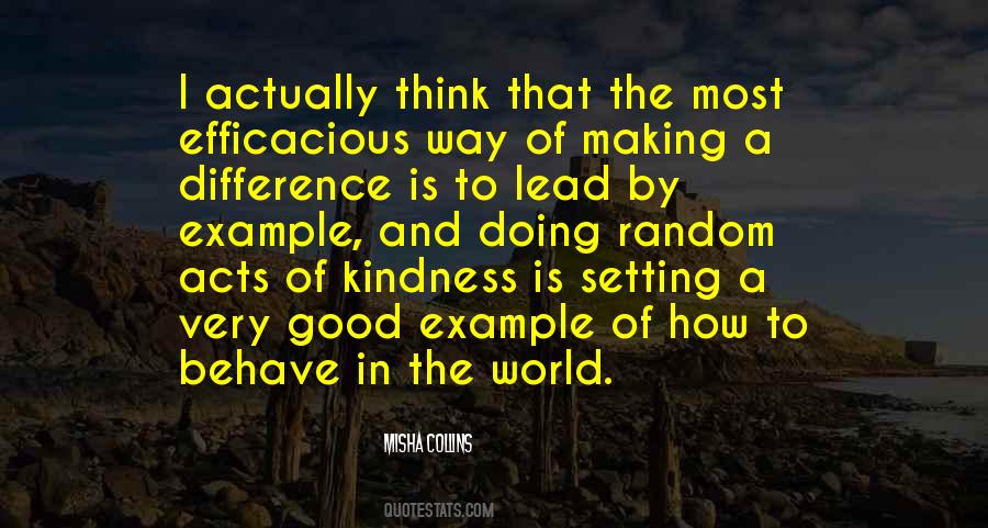 Quotes About Random Acts Of Kindness #683888