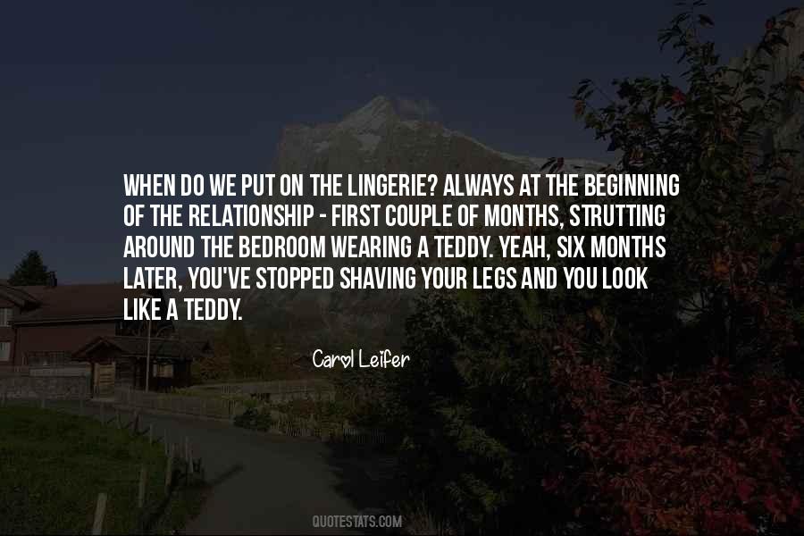 Beginning Of A Relationship Quotes #1254926