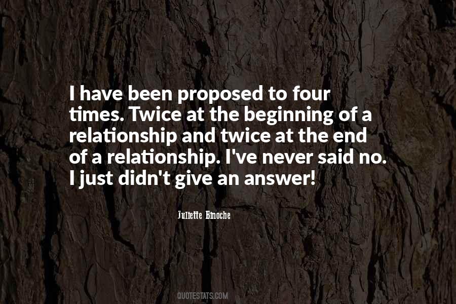 Beginning Of A Relationship Quotes #953704