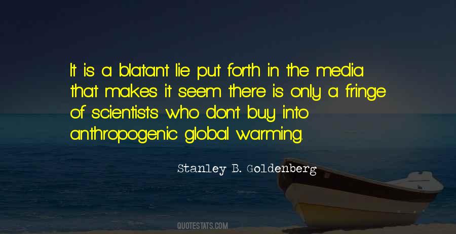 Anthropogenic Global Warming Quotes #621714