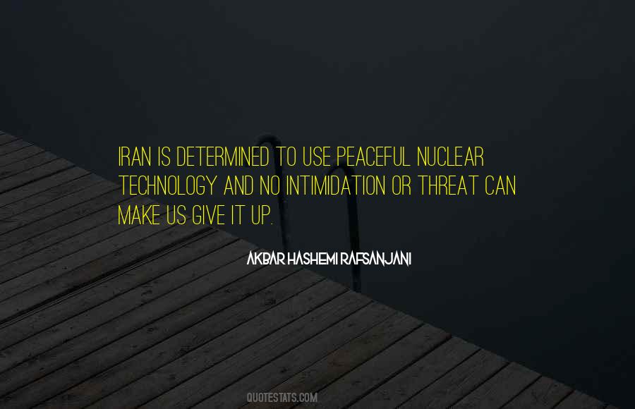 Nuclear Threat Quotes #1048275