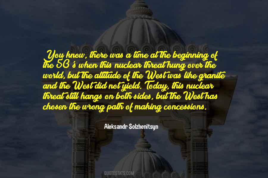 Nuclear Threat Quotes #1393973