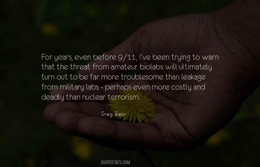 Nuclear Threat Quotes #15366