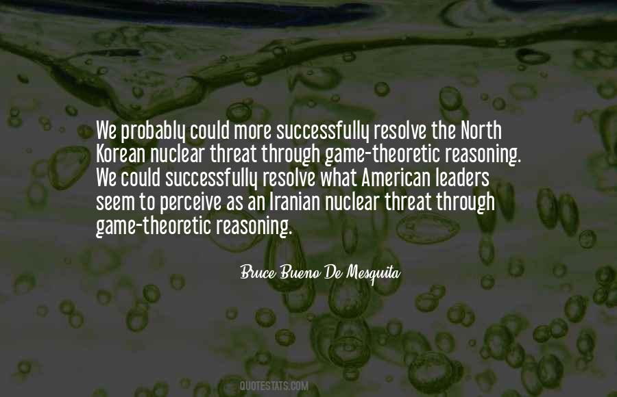 Nuclear Threat Quotes #1587316