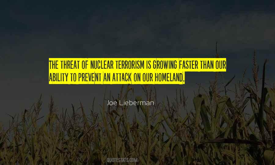 Nuclear Threat Quotes #165347