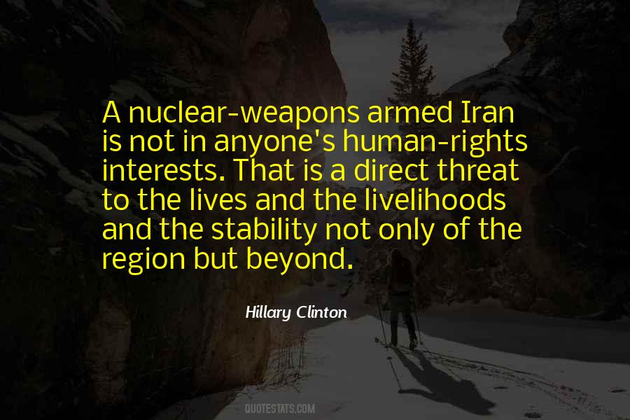 Nuclear Threat Quotes #1874325