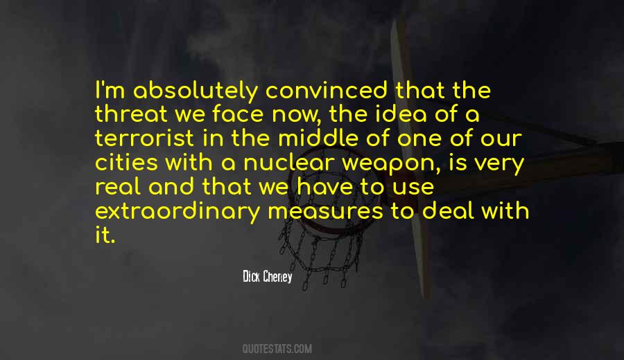 Nuclear Threat Quotes #522447