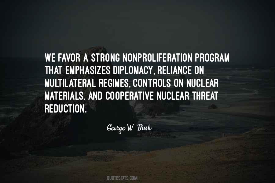 Nuclear Threat Quotes #564598