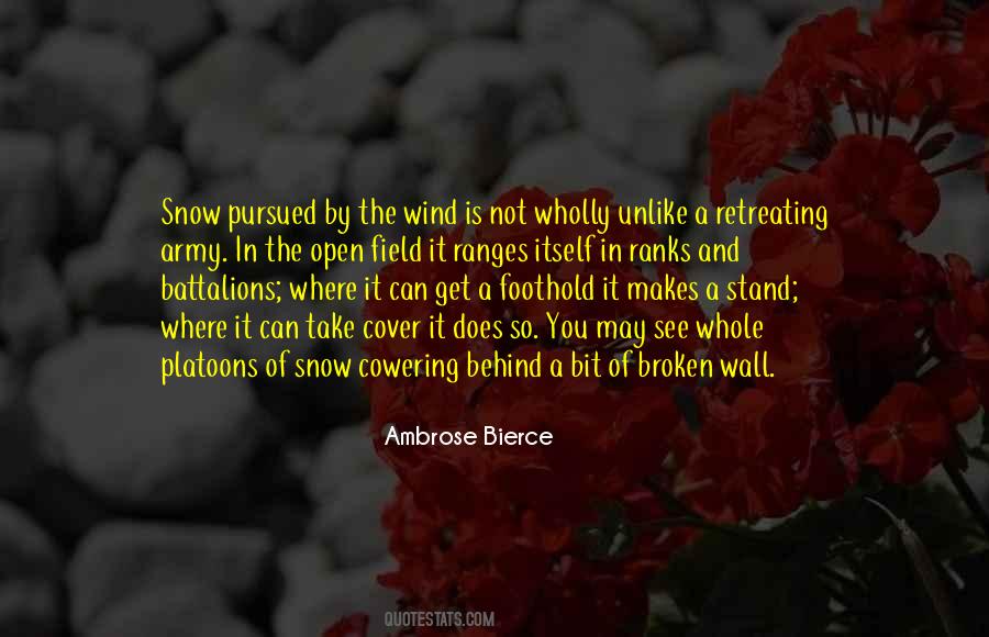 Snow Field Quotes #1589044