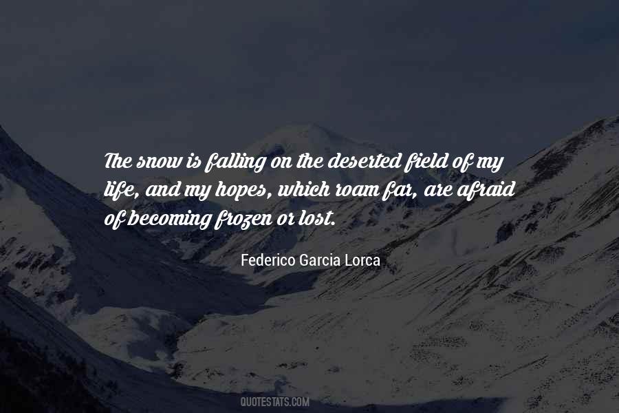 Snow Field Quotes #433391