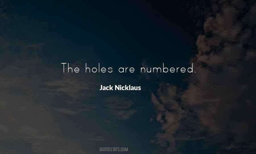 Quotes About Holes #1183610