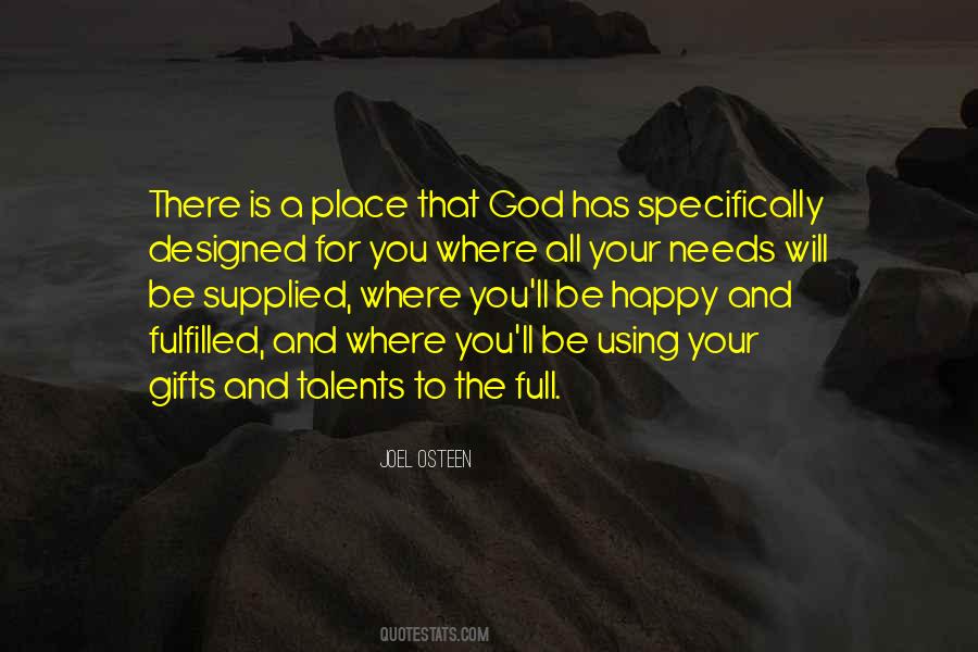 Quotes About Talent And God #1247897