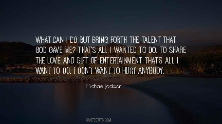 Quotes About Talent And God #635340