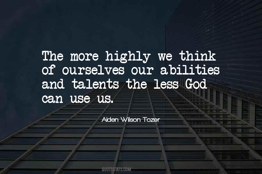 Quotes About Talent And God #722140