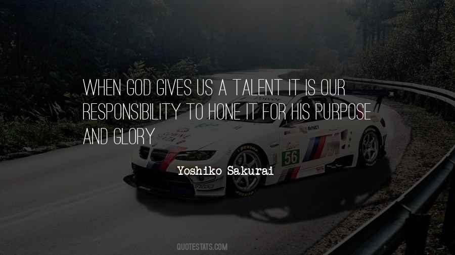 Quotes About Talent And God #936838