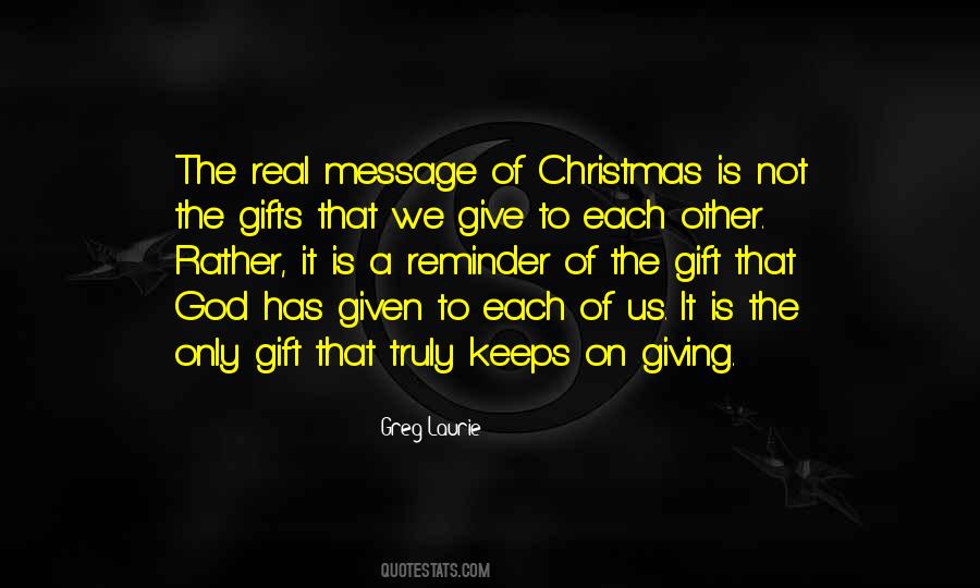 Quotes About Christmas Message #1610191