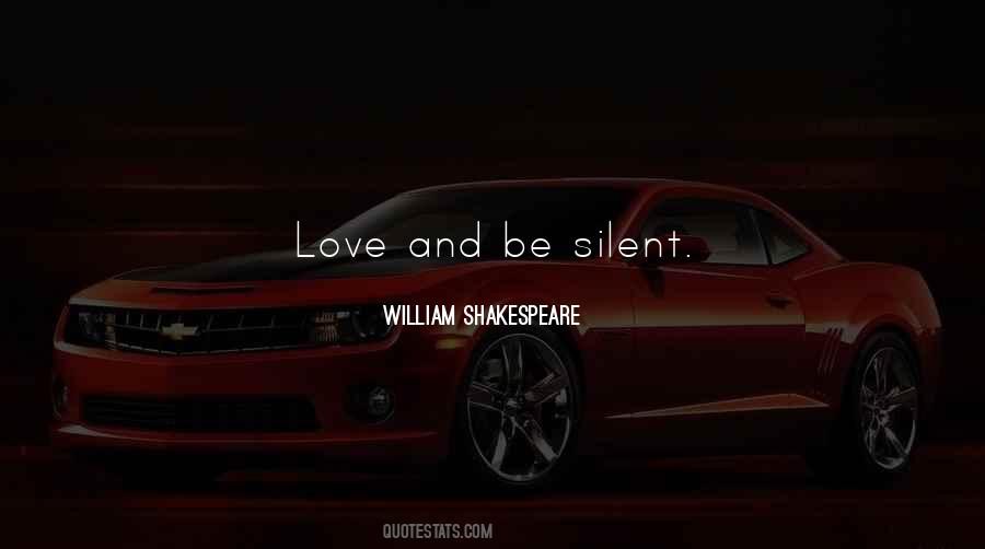 Quotes About Silent Love #230318