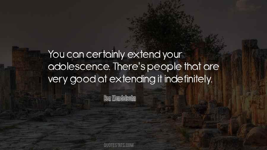 Quotes About Extending Yourself #198037