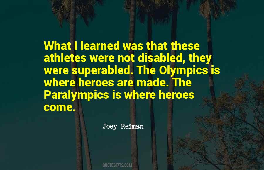 Quotes About Paralympics #519477