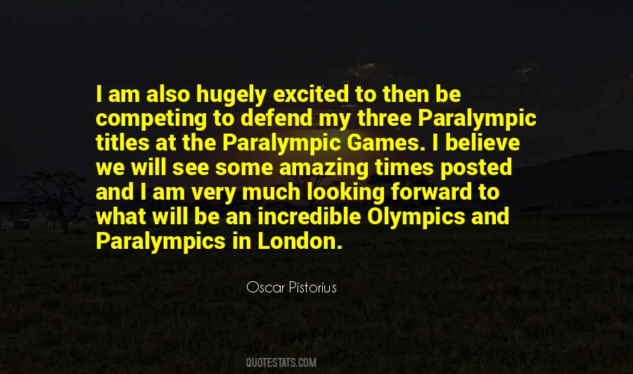 Quotes About Paralympics #913677