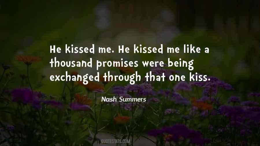 Quotes About Romantic Kiss #317429