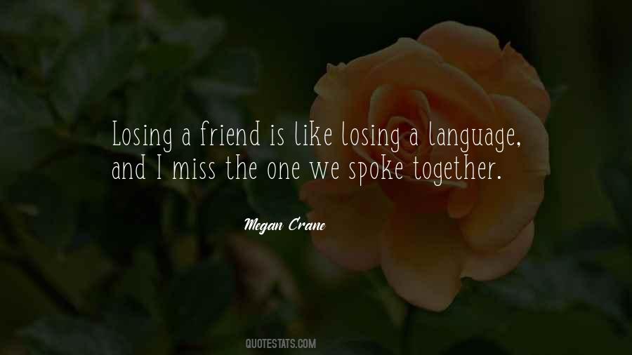 Quotes About Language Loss #448002