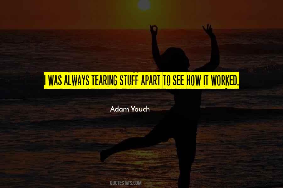 Quotes About Tearing Apart #1194708